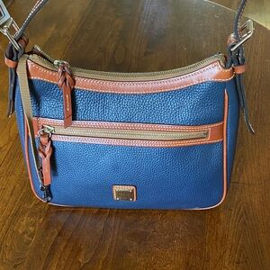 Dooney & No Bourke “ Presley” Bag Pebbled Grain Leather Excellent Condition